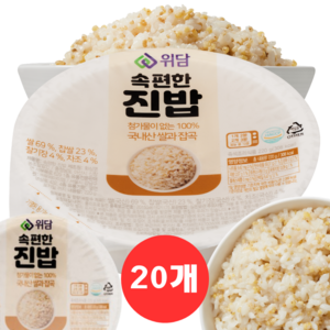 소화 잘되는 즉석밥 위담 한방 속편한 진밥 220g X 20개