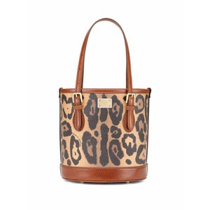 돌체앤가바나 레오파드 프린트 버킷 백
