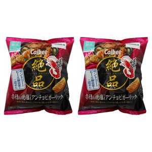 가루비 일품 에비센 소금과 앤쵸비갈릭맛, 50g, 2개