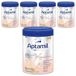 압타밀 프로푸투라 듀오어드밴스 분유 2단계, 800g, 5개