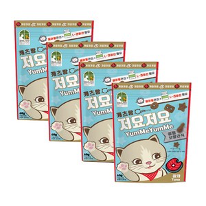 캐츠랑 저요저요 고양이 보양간식, 참치, 60g, 4개