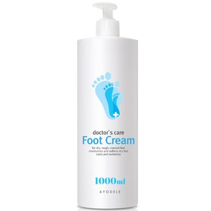 아요델 닥터스케어 각질끝 촉촉~반들~ 고운발 풋크림 1000ml, 1개, 1000mg