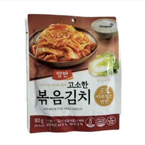 양반 고소한 볶음김치, 80g, 30개