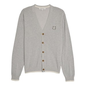 메종키츠네 폭스 헤드 가디건, 그레이계열, Standard XL(KR 110)