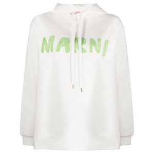 마르니 로고 프린트 후디