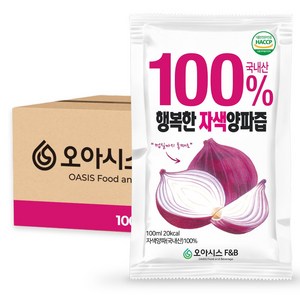 오아시스 국내산 자색양파즙, 100ml, 30개
