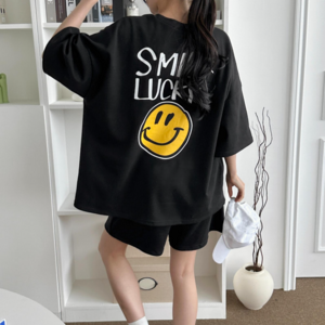디딕_스마일 여름 반팔반바지세트_국내제작