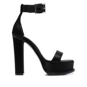 알렉산더맥퀸 140mm platform sandals, Italy 37(KR 240), 블랙계열