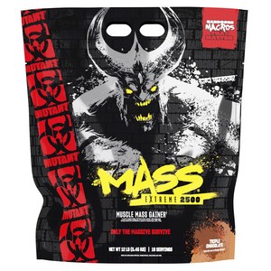 뮤턴트 매스 익스트림 2500 게이너 트리플 초콜릿, 5.45kg, 1개