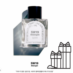 [정품배송] SW19 Midnight EAU DE PARFUM 50ml 미드나잇 오 드 퍼퓸 센슈얼 은은한향기 커플향수 생일선물 1개입, 1개