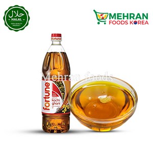 FORTUNE Kachi Ghani Mustard Oil 500ml 머스터드 오일, 1개