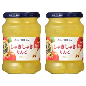메이지야 과실 실감 아삭아삭 사과 잼, 320g, 2개