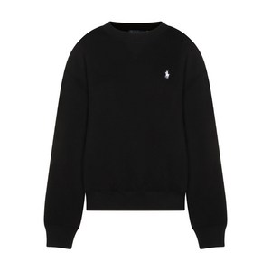 폴로랄프로렌 로고 자수 크루 넥 스웨터, 블랙계열, Standard L(KR 77)