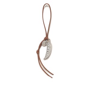 마르니 크리스털 장식 레더 키링