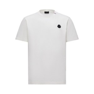 몽클레르 로고 패치 티셔츠