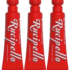 루치펠로 코랄리프 고불소 치약, 120g, 3개