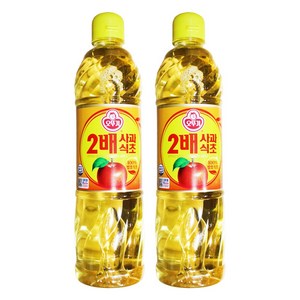 오뚜기 2배 사과식초, 900ml, 2개