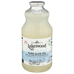 Lakewood Oganic Aloe Vea Gel Juice 32 Oz Lakewood 유기농 알로에 베라 젤 주스 32온스, 1개, 907g, 946ml