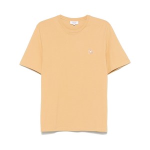 메종키츠네 칠랙스 폭스 패치 티셔츠, 옐로우계열, Standard XL(KR 110)