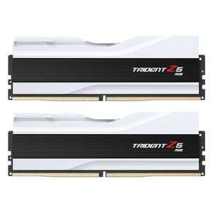 G.SKILL DDR5-6000 CL36 TRIDENT Z5 RGB 화이트 패키지 (32GB(16Gx2)), 2개