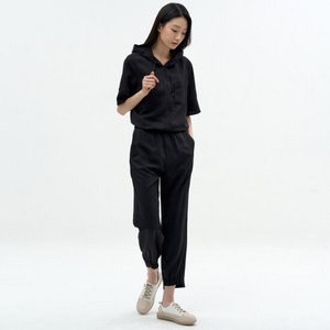 [지센] 폴리 셋업 조거 팬츠 LCPTN424_BK 1425566