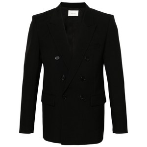 생로랑 울 개버딘 블레이저