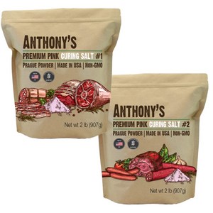 Anthony 앤서니 핑크 큐어링 솔트 프라하 파우더 1번 2번 907g 2종 / Anthonys Pink Cuing Salt, #1번 제품, 1개