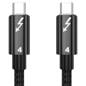 썬더볼트4 케이블 100W 8K60 40Gbps C타입 초고속 데이터전송 Thunderbolt4