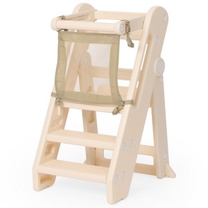 헬로디노 러닝타워 키친헬퍼 라이트 Ver 접이식 높이조절 낙상방지 유아 디딤대