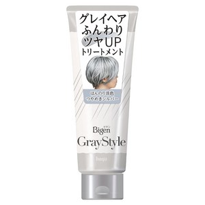 회색머리용 비겐 그레이스타일 그레이케어 트리트먼트 광택 실버 200g, 샤이니실버, 1개