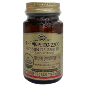 솔가 비타민D3 2200, 50정, 1개