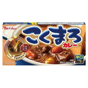 하우스 고쿠마로 카레 매운맛 고형카레 145g, 145g, 1개