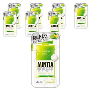 일본과자 일본사탕 ASAHI 아사히 MINTIA BREEZE 민티아 브리즈 후레쉬 레몬 30알 x 8개