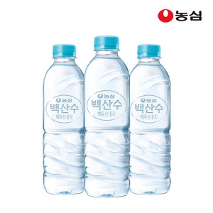 백산수 무라벨 생수, 500ml, 20개