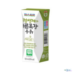 파스퇴르 바른목장 우유, 125ml, 24개