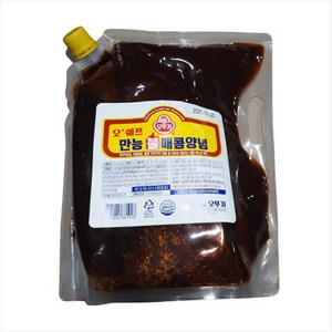 오뚜기 오쉐프 만능 불매콤양념 2kg, 1개