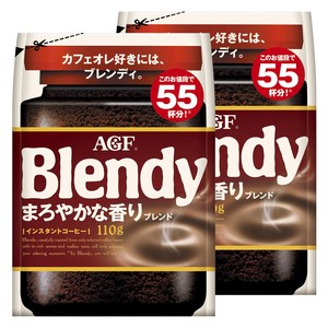 블랜디 인스턴트 커피 부드러운 향 블랜드, 110g, 1개입, 2개
