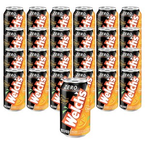 웰치스 제로 오렌지맛, 355ml, 24개