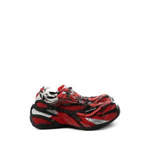 발렌시아가 스트라이프 스니커즈, France 44(KR 290), 레드계열+블랙계열