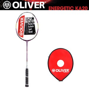 올리버 ENERGETIC KA20 올라운드 배드민턴 카본라켓, 1개
