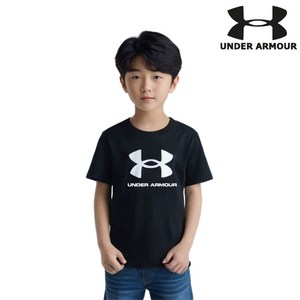 [정품] 언더아머 키즈 반팔티 주니어 아동 반팔 티셔츠 UA 스포츠스타일