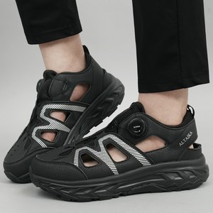 SSOOSS 남자 샌들 남성 다이얼 샌들 여름 운동화 키높이 트레킹 샌달 물놀이 신발 아쿠아슈즈 운전 신발 DS0T12A