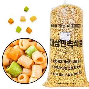 대용량 마카로니 뻥튀기 대용량과자 옛날과자, 3.5kg, 1개