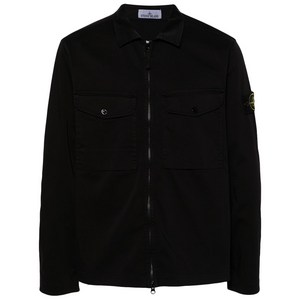 스톤 아일랜드 컴퍼스 배지 셔츠 재킷