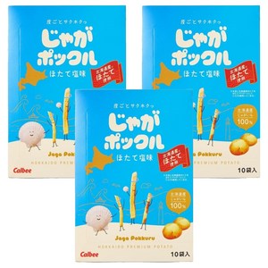 가루비 자가폿쿠루 가리비 소금맛 10개입, 180g, 3개