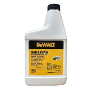 디월트 전기톱 오일 생분해성 DEWALT 체인 윤활유 16oz, 16 온스, 없음, 없음