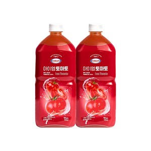 보넬드 아이엠 토마토주스 100% NFC 착즙주스, 1L, 2개