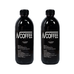 엔커피 브라질산토스 더치커피 콜드브루 1000ml, 1L, 1개입, 2개