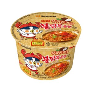 불닭볶음면 푸팟퐁커리 큰컵라면 105g