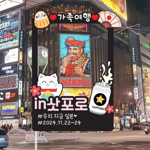 일본 폴라로이드 프레임 오사카 해외 여행 토퍼 DCI, 04. (일본)삿포로